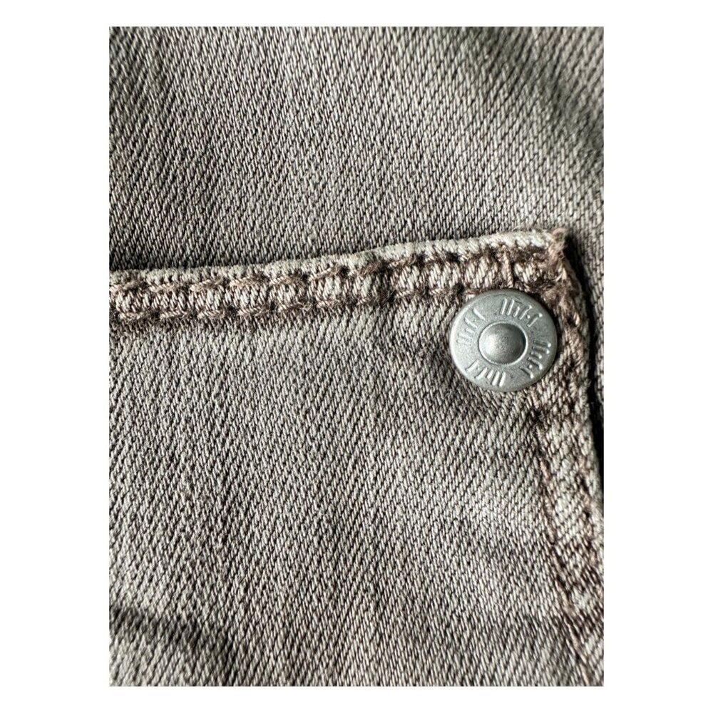J.Jill Authentic Fit Slim Ankle Jeans Size 10 Petite Taupe Stretch Denim - Picture 6 of 8